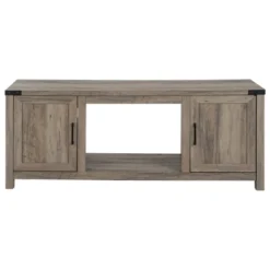 Costway 62'' Farmhouse TV Stand Entertainment Center For TVs Up To 70 Inches Natural 17 Costway 62'' Farmhouse TV Stand Entertainment Center For TVs Up To 70 Inches Natural -Baxton Studio Shop GUEST a1105a8e ffd9 4126 ae78 33ac518c7b5c