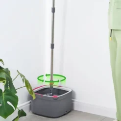 True & Tidy TrueClean Spin Mop & Bucket System With Silicone Sweeper 29 True & Tidy TrueClean Spin Mop & Bucket System With Silicone Sweeper -Baxton Studio Shop GUEST a160bc64 65dd 4252 9b22 c7f76e46d2e5