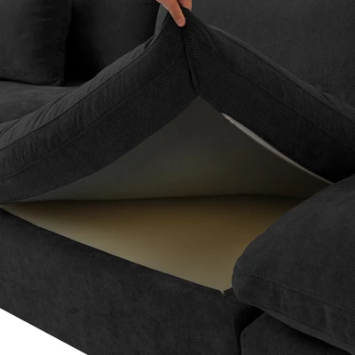 83" Cloud Couch Modular Sectional Sofa Couch,Down Filled Sectional For Living Room,Love Seat Sofas,Convertible Couch,Covers Washable&Replaceable 7 83" Cloud Couch Modular Sectional Sofa Couch,Down Filled Sectional For Living Room,Love Seat Sofas,Convertible Couch,Covers Washable&Replaceable - Image 7