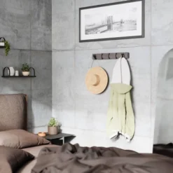 Umbra 5pc Flip Wall Mounted Coat Rack -Baxton Studio Shop GUEST a1a449af 12b8 4e10 938d 35b6e958fc91