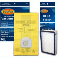 Envirocare Kenmore Mircrofiltration Canister Vacuum Bags - 50558, 5055, 50557 9pk (9 Bags & 1 EF2 Filter) -Baxton Studio Shop GUEST a1ac93ad 8ede 4d3d a1c6 983ebbc6bd75