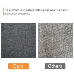 Yaheetech Modern Loveseat Sofa Couch 2-Seater Linen Fabric Upholstery Sofa Couch-Gray -Baxton Studio Shop GUEST a206b161 960e 4770 9f80 30bbe249ab42