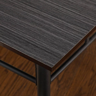 5pc Liv Rectangular Dining Set Black/Gray - Buylateral 4 5pc Liv Rectangular Dining Set Black/Gray - Buylateral - Image 4