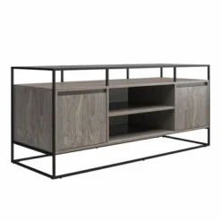 Creswell Modern Media Console TV Stand For TVs Up To 54" - Room & Joy -Baxton Studio Shop GUEST a245cc4b 2024 4018 94da db03983a1a90