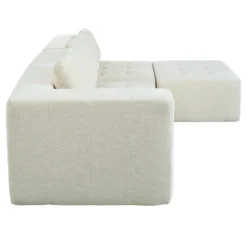 110"W Modern Large Modular Sofa, 3-Piece Set With Free Combination, Includes 4 Pillows, Ideal For Living Room, Bedroom, Apartment-ModernLuxe -Baxton Studio Shop GUEST a25a964e 431d 4bd5 bfc3 6bd1c38518f2