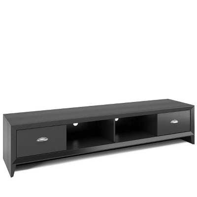 Lakewood Extra Wide TV Stand For TVs Up To 80" Black - CorLiving 2 Lakewood Extra Wide TV Stand For TVs Up To 80" Black - CorLiving - Image 2