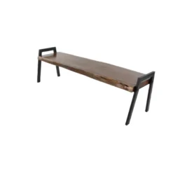 Natural Wooden Bench Brown - Olivia & May 9 Natural Wooden Bench Brown - Olivia & May -Baxton Studio Shop GUEST a2855637 428c 4841 9e38 90a7cd684eb8