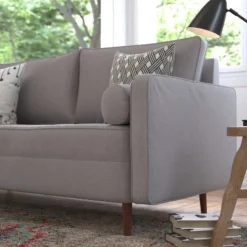 Flash Furniture Hudson Mid-Century Modern Sofa With Tufted Upholstery & Solid Wood Legs -Baxton Studio Shop GUEST a2fb2c35 0977 4f8a 825a 2a38d8a9ca09