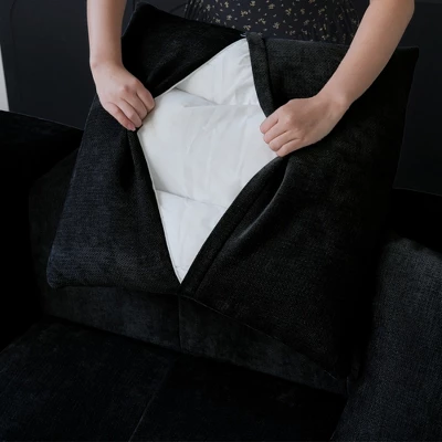 WJShome 119" Cloud Couch Modular Sectional Sofa With Ottoman,Linen Deep Seat With Pillows Convertible Sofafor Living Room, Bedroom And Apartment, 10 WJShome 119" Cloud Couch Modular Sectional Sofa With Ottoman,Linen Deep Seat With Pillows Convertible Sofafor Living Room, Bedroom And Apartment, - Image 10