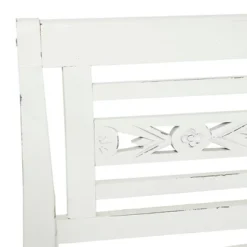 Farmhouse Mahogany Bench White - Olivia & May -Baxton Studio Shop GUEST a38d4dba 8a2a 496b 98ec 8efd05fa17ab