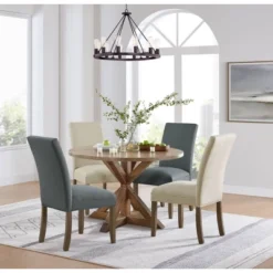 Set Of 2 Gwyn Parsons Upholstered Armless Chairs - Alaterre Furniture -Baxton Studio Shop GUEST a3bd5e24 28e5 4cab 8b35 3b25eae23c12