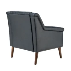 Nycteus Vegan Leather Armchair | ARTFUL LIVING DESIGN -Baxton Studio Shop GUEST a3be86bb 4da9 48ab 8c99 ad2e7a5e559a