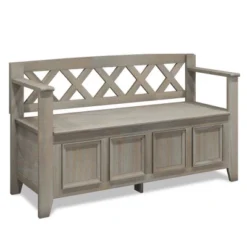 48" Halifax Entryway Storage Bench - WyndenHall 31 48" Halifax Entryway Storage Bench - WyndenHall -Baxton Studio Shop GUEST a3cc843a eb33 49d1 86e1 363a73a3e3f1