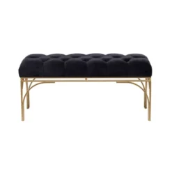 Rectangular Glam Velvet Bench - Olivia & May 26 Rectangular Glam Velvet Bench - Olivia & May -Baxton Studio Shop GUEST a3d43071 f1ae 4415 946d 86cb3de773e8