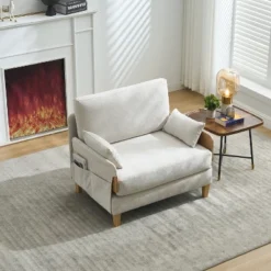 TiramisuBest 3-in-1 Convertible Sleeper,Foldable Sofa Bed Recliner With Three Pillows For Small Spaces -Baxton Studio Shop GUEST a3d70bda 2395 4255 9ee1 ff531cc348bf