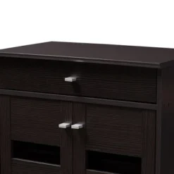 Acadia Modern And Contemporary Finished Shoe Cabinet Dark Brown - Baxton Studio 14 Acadia Modern And Contemporary Finished Shoe Cabinet Dark Brown - Baxton Studio -Baxton Studio Shop GUEST a4b79db8 0e34 4881 ac09 bc64ecf5f80a