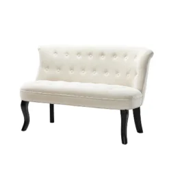 Jane 47" Velvet Button-tufted And Wing Back Loveseat Solid Wood And Cabriole Legs For Living Room And Bedroom | ARTFUL LIVING DESIGN 30 Jane 47" Velvet Button-tufted And Wing Back Loveseat Solid Wood And Cabriole Legs For Living Room And Bedroom | ARTFUL LIVING DESIGN -Baxton Studio Shop GUEST a4df1df2 619a 4d94 b415 8f18ebf339ac