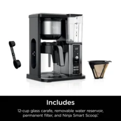 Ninja Hot & Iced XL Coffee Maker With Rapid Cold Brew - CM371: Drip Coffee Machine, 12 Cup Capacity, Black -Baxton Studio Shop GUEST a4ff5e3e e50f 45d2 a8f1 3c435857c597