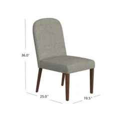 Rounded Back Upholstered Dining Chair - HomePop 13 Rounded Back Upholstered Dining Chair - HomePop -Baxton Studio Shop GUEST a61a09d4 43f7 4019 864e 6ba3c0be0ba0