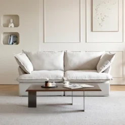 Love Seat Sofas, 82.66inch Modern Down Filled Modular Sectional Sofas For Living Room Apartment Lounge Bedroom,Cushion Covers Removable 25 Love Seat Sofas, 82.66inch Modern Down Filled Modular Sectional Sofas For Living Room Apartment Lounge Bedroom,Cushion Covers Removable -Baxton Studio Shop GUEST a648569d 2afe 4cdb b5c7 e9e6dc47f56c