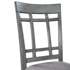 6-Piece Farmhouse Rustic Wooden Dining Table Set With 4 Chairs And Bench, Antique Gray - ModernLuxe -Baxton Studio Shop GUEST a651ce3d 4f0e 4b7d ae91 bbcddec0a747