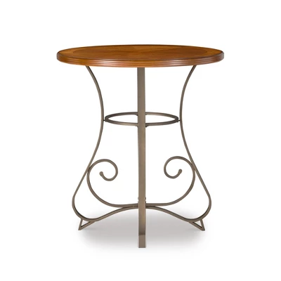 3pc Carter Swivel Dining Sets Metal/Tan/Cherry - Powell Company 12 3pc Carter Swivel Dining Sets Metal/Tan/Cherry - Powell Company - Image 12