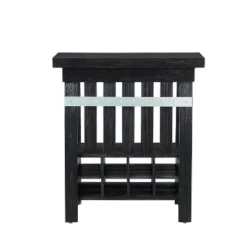 Barley Beer/Wine Cabinet Dark Pine - Powell Company -Baxton Studio Shop GUEST a6aba796 6541 43c5 84a6 c6069c8f6841