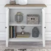 Mayfield Accent Storage Cabinet With Doors Shiplap Gray/Pure White - Bush Furniture