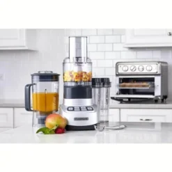 Refurbished: Cuisinart BFP-650GMFR SmartPower Duet Blender, Food Processor, Stainless Steel – Manufacturer Refurbished -Baxton Studio Shop GUEST a71d07d8 72c5 4969 a3ad 53b37ecf8a74