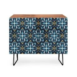 Heather Dutton Andalusia Midnight Blues Walnut Credenza - Deny Designs -Baxton Studio Shop GUEST a72b0e05 d6f6 45e6 8cfc bd30f451c251