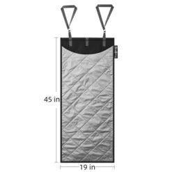 True & Tidy MAT-200 Over The Door Steam And Press Pad: Portable Ironing Mat, Steamer Pad, Foldaway, Gray, 45"x19" -Baxton Studio Shop GUEST a7302da5 ffe3 4fab ac8b 2850006ae5f4