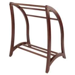 Betsy Blanket Rack - Antique Walnut - Winsome -Baxton Studio Shop GUEST a79125c0 9fde 498e ad01 d0bd652ed7ff