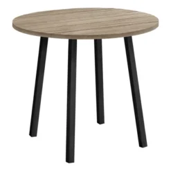 3pc Drop Leaf Wood Look Round Dining Set Dark Taupe - EveryRoom -Baxton Studio Shop GUEST a8adc604 446c 4280 8a09 72262a2143e3