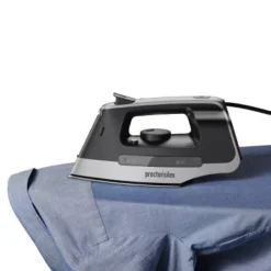 Proctor Silex Steam Iron With Retractable Cord: Stainless Steel Soleplate, Automatic Shut-Off, Anti-Drip, 1500W, 8ft Cord -Baxton Studio Shop GUEST a8e26683 8c8b 48cc 83be 7c439fa8bc49