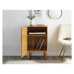 Everett Record Player Stand - Crosley -Baxton Studio Shop GUEST a9ae1e15 abda 44bd 81b5 464f7d5130b3