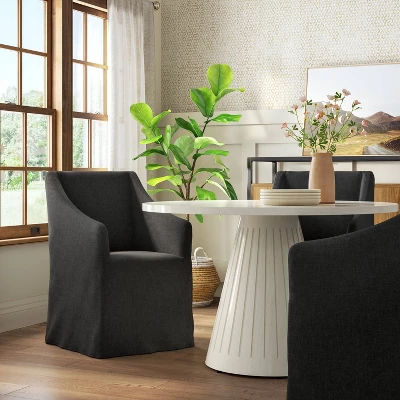 Replacement Slipcover Only For Sloped Arm Dining Chair - Threshold™ 7 Replacement Slipcover Only For Sloped Arm Dining Chair - Threshold™ - Image 7