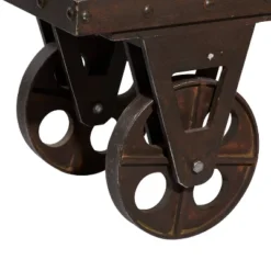 Industrial Wood Bench Brown - Olivia & May -Baxton Studio Shop GUEST aba27c76 9fed 4443 b4ee ab5b67c4f651