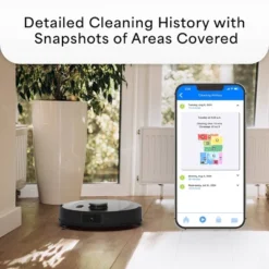 BObsweep UltraVision Self-Empty Robotic Vacuum And Mop Carpet Cleaner Stainless Steel With Brushed Finish PET24-7-913: Rechargeable, Cordless -Baxton Studio Shop GUEST ac2943f9 b4c7 41c3 87b6 31a696017ada