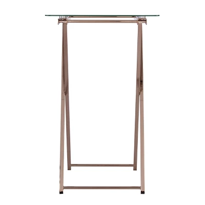 Milton Folding Tray Table Champagne - Aiden Lane 6 Milton Folding Tray Table Champagne - Aiden Lane - Image 6