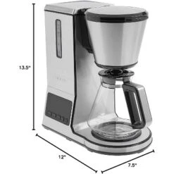 Refurbished: Cuisinart CPO-800FR PurePrecision 8 Cup Pour-Over Coffee Brewer With Glass Carafe, Silver – Manufacturer Refurbished -Baxton Studio Shop GUEST ac4c7e41 72a7 4043 92bf e2ca530b8f13