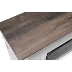 48" TV Stand For TVs Up To 55" With Electric Fireplace White - Home Essentials 14 48" TV Stand For TVs Up To 55" With Electric Fireplace White - Home Essentials -Baxton Studio Shop GUEST ac6d778e 89fd 417f 81cb 21b3bddcc12c