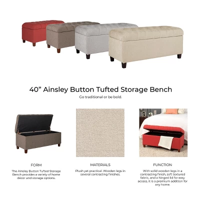 Tufted Storage Bench - HomePop 13 Tufted Storage Bench - HomePop - Image 13