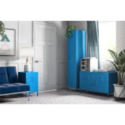 Cache Metal Locker End Table - Novogratz 16 Cache Metal Locker End Table - Novogratz -Baxton Studio Shop GUEST ace86b3a df6b 4aa2 9833 443ff5b8f5dd