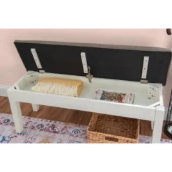 Emma Storage Bench - Powell Company -Baxton Studio Shop GUEST ad22e127 a7a1 4d0a 8481 e2d8aedec502