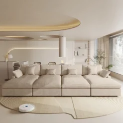 Modular Sectional Sleeper Sofa Bed, 160"U Shaped Modular Couch With Storage Ottoman, Down Filled Convertible Sofa,6 Seater Couch For Living Room 34 Modular Sectional Sleeper Sofa Bed, 160"U Shaped Modular Couch With Storage Ottoman, Down Filled Convertible Sofa,6 Seater Couch For Living Room -Baxton Studio Shop GUEST ad69ff1e 7cfa 4b02 9d4e 107f583a3322