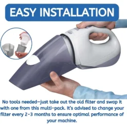 Nispira VF110 Vacuum Cleaner Replacement Filter For BLACK+DECKER Handheld Vacuum, Fit For Models CHV9610, CHV1210, HHVI320JR02, 6 Packs -Baxton Studio Shop GUEST ad7008fa e252 478a b0ec 92a00316840e