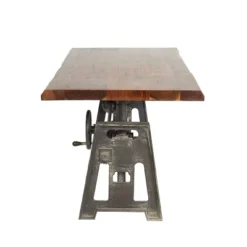 Industrial Wood And Metal Dining Table Brown - Olivia & May -Baxton Studio Shop GUEST add53fcd 9408 44f1 9d9d bfe0020840c4