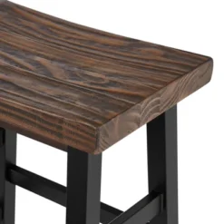 26" Pomona Reclaimed Wood Counter Height Barstool With Metal Legs Brown - Alaterre Furniture -Baxton Studio Shop GUEST ae0c6495 27fb 4815 b092 caee6c9649d3