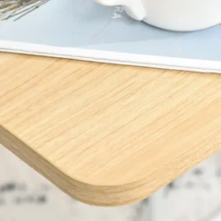 HOMCOM End Table, C-Shaped Side Table With Storage Bag For Living Room, Bedroom, White, Gray, Oak 9 HOMCOM End Table, C-Shaped Side Table With Storage Bag For Living Room, Bedroom, White, Gray, Oak -Baxton Studio Shop GUEST ae32994d 6029 4124 bea8 35c9782ef907