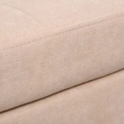 HOMCOM Modern 2-Seater Loveseat Button-Tufted Fabric Couch With Storage Chest, Cushions And Rubberwood Legs For Living Room -Baxton Studio Shop GUEST ae37a6ee 4a7e 4109 9d60 0a77813d1363